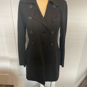 COPY - CAbi Gray Long Jacket with slight flare pant.